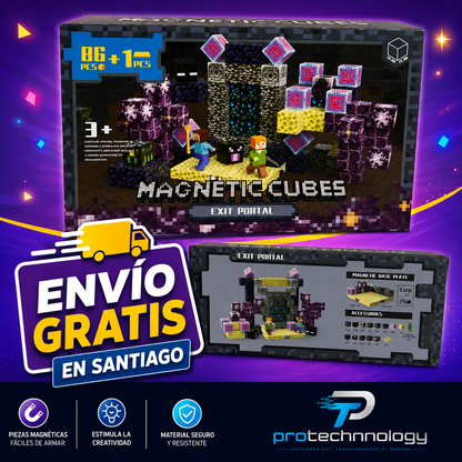 Bloques Magnéticos Minecraft 86 Piezas